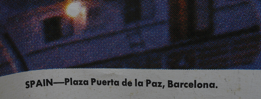 Vintage Pan Am Spain Print