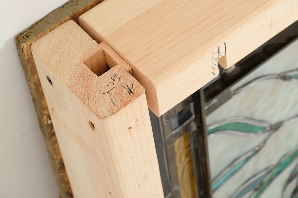 Stained Glass Panda Window