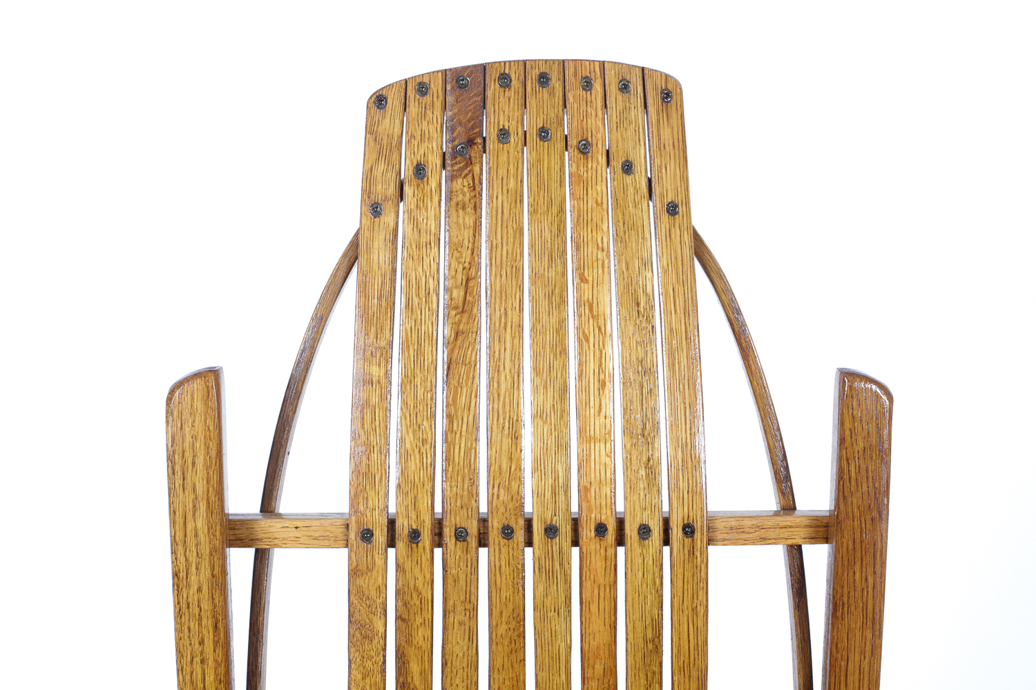 Oak Amish Style Bentwood Rocking Chair