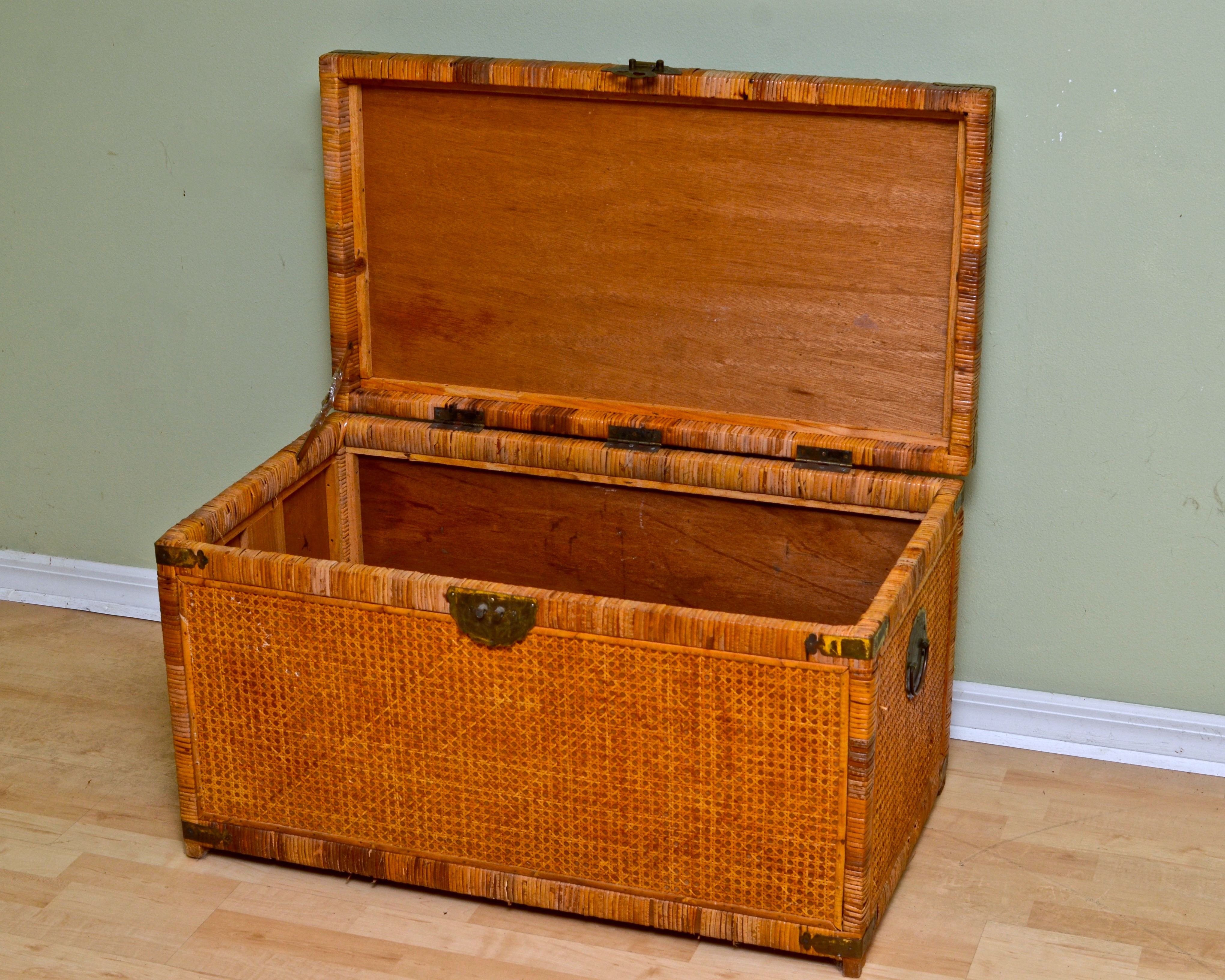 Wicker Storage Chest