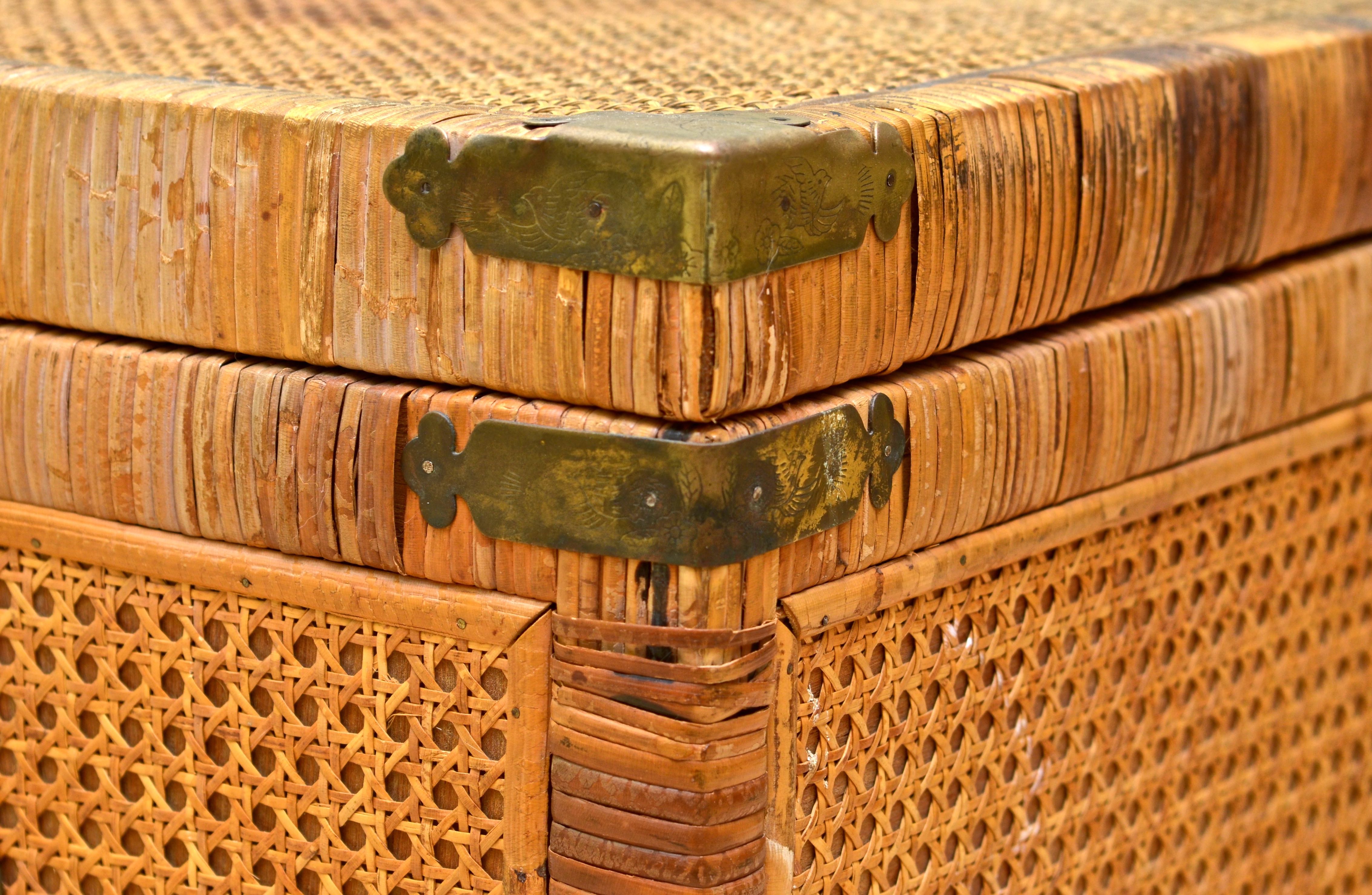 Wicker Storage Chest