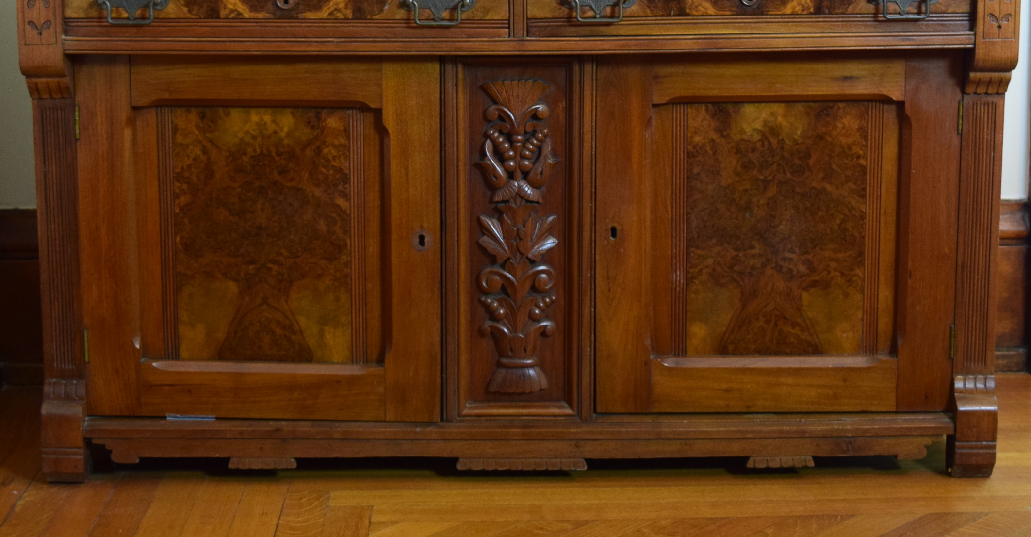 Renaissance Revival Marble Top Server