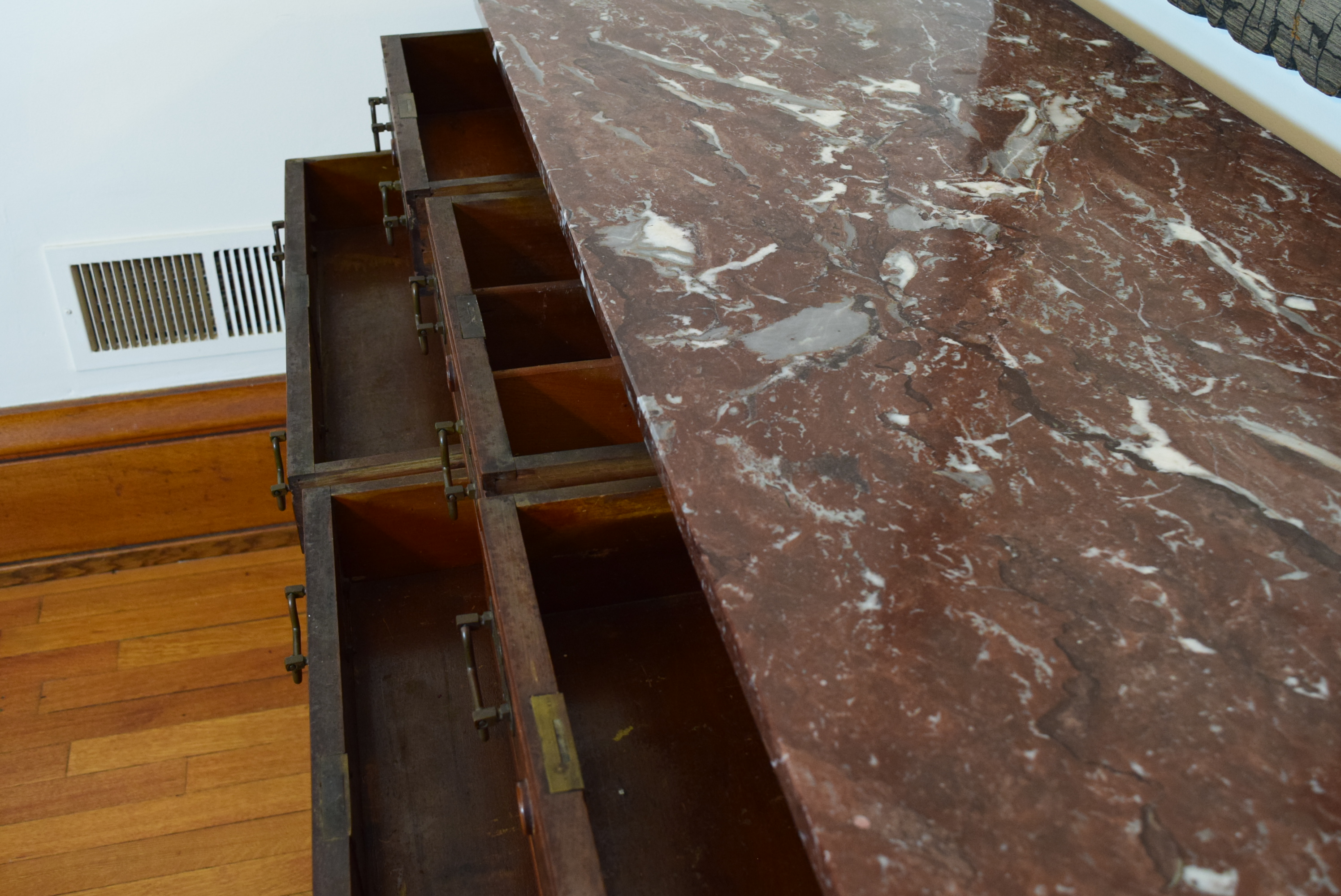 Renaissance Revival Marble Top Server