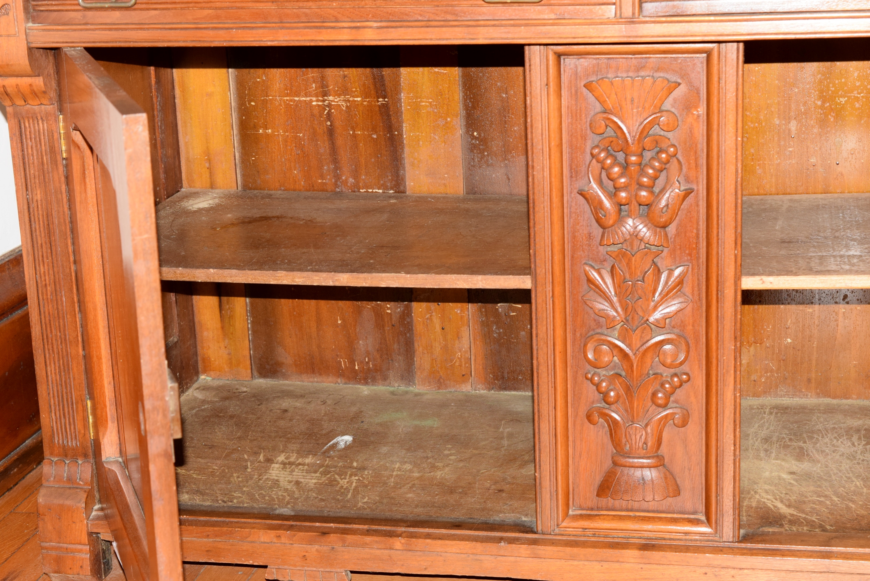 Renaissance Revival Marble Top Server