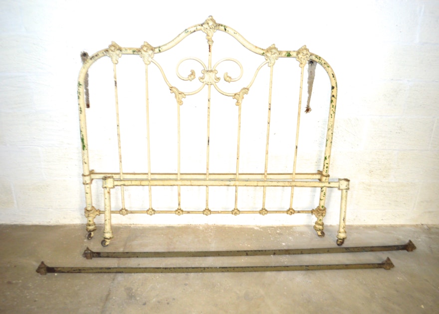Antique Iron Bed Frame