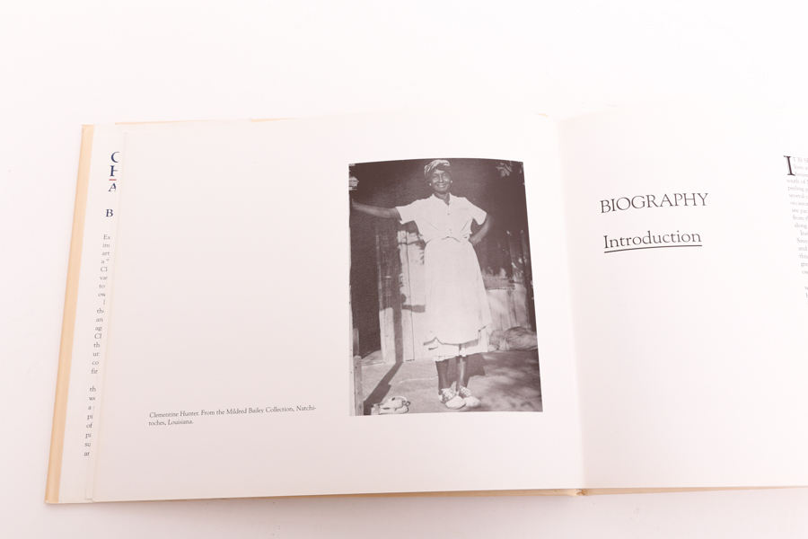 Original Signed Oil Painting by Clementine Hunter and Book