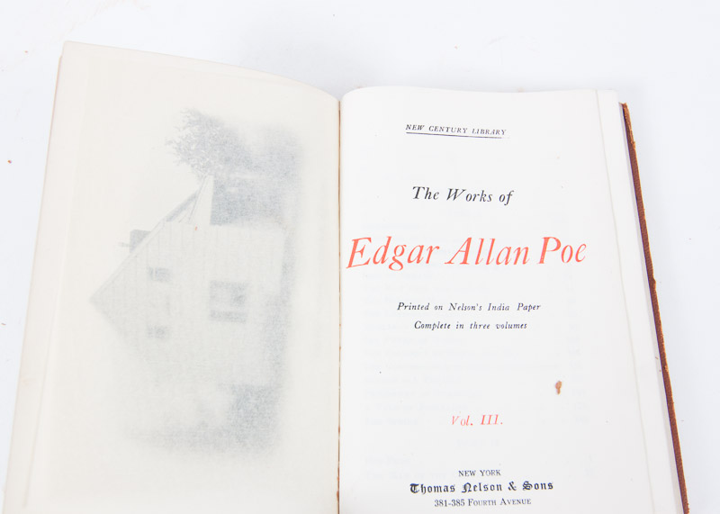 Edgar Allan Poe Library and Johnson & Hardin Classic Book Set
