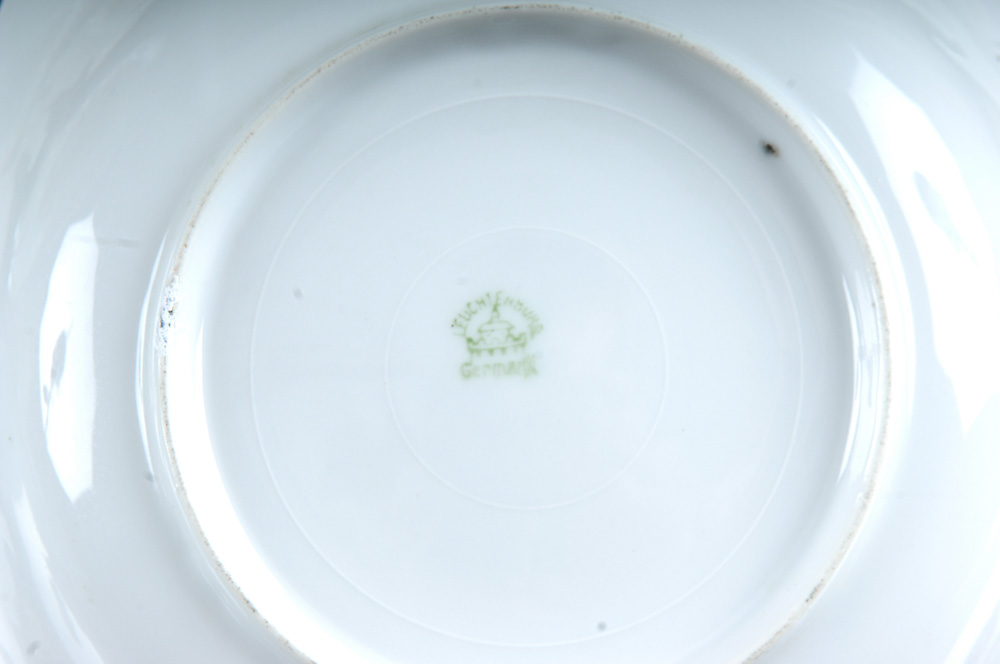 Unmarked Vintage Bowls with Floral Accents