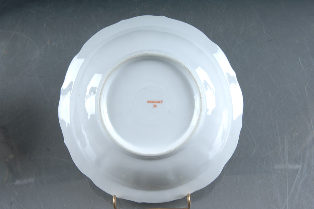 Unmarked Vintage Bowls with Floral Accents