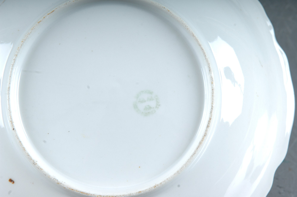 Unmarked Vintage Bowls with Floral Accents