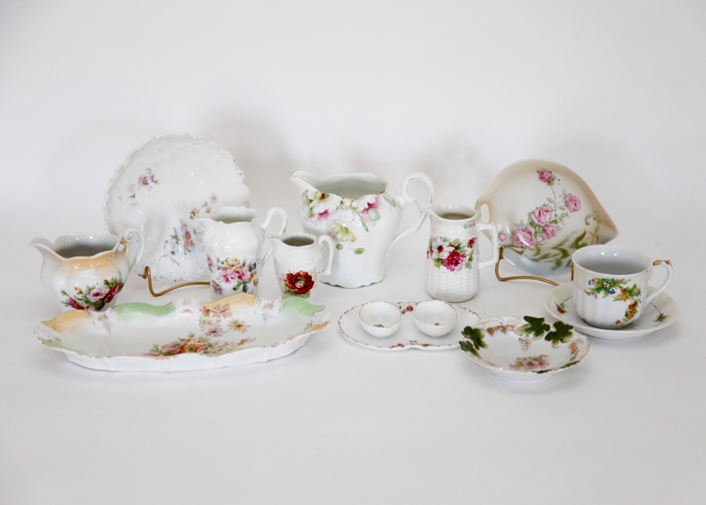 Vintage Hand-Painted Dishes