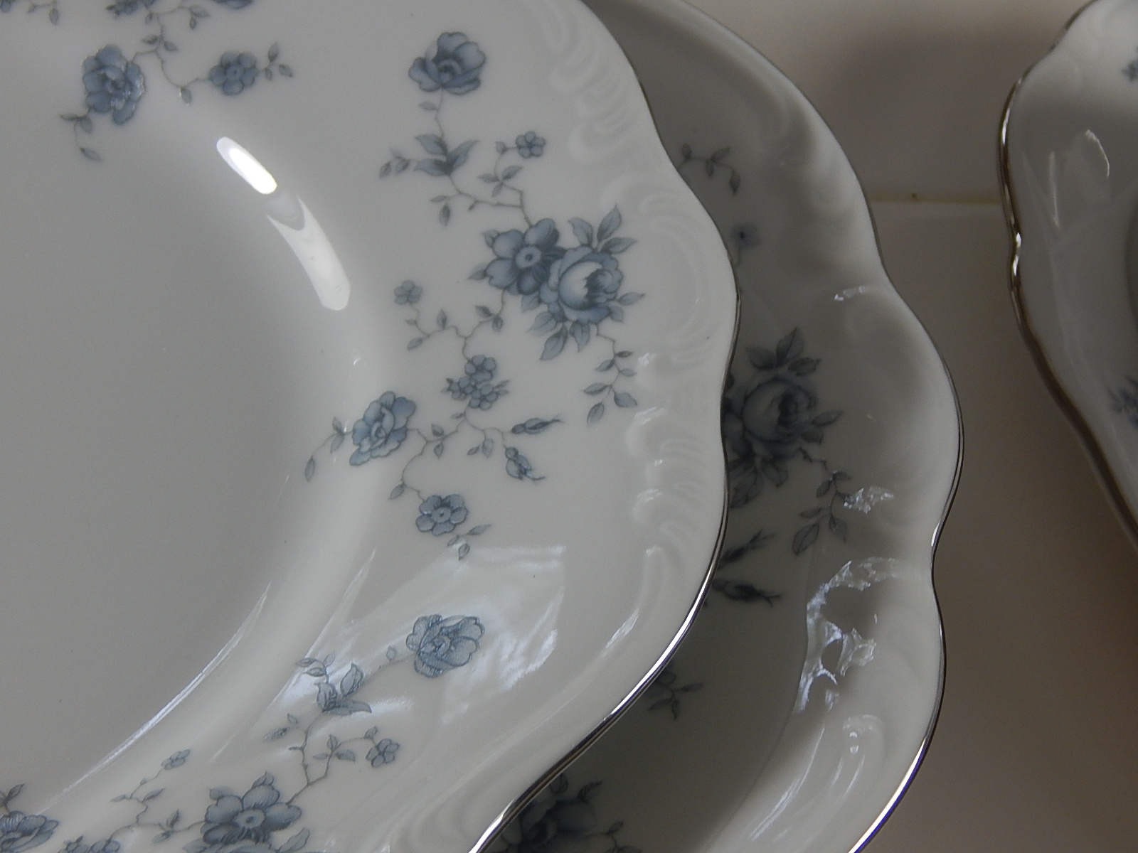 68-Piece Johann Haviland Bavaria China "Blue Garland"