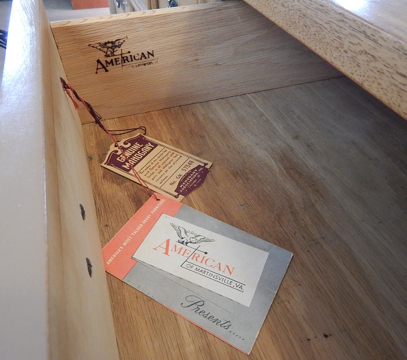 Vintage American of Martinsville Triple Dresser