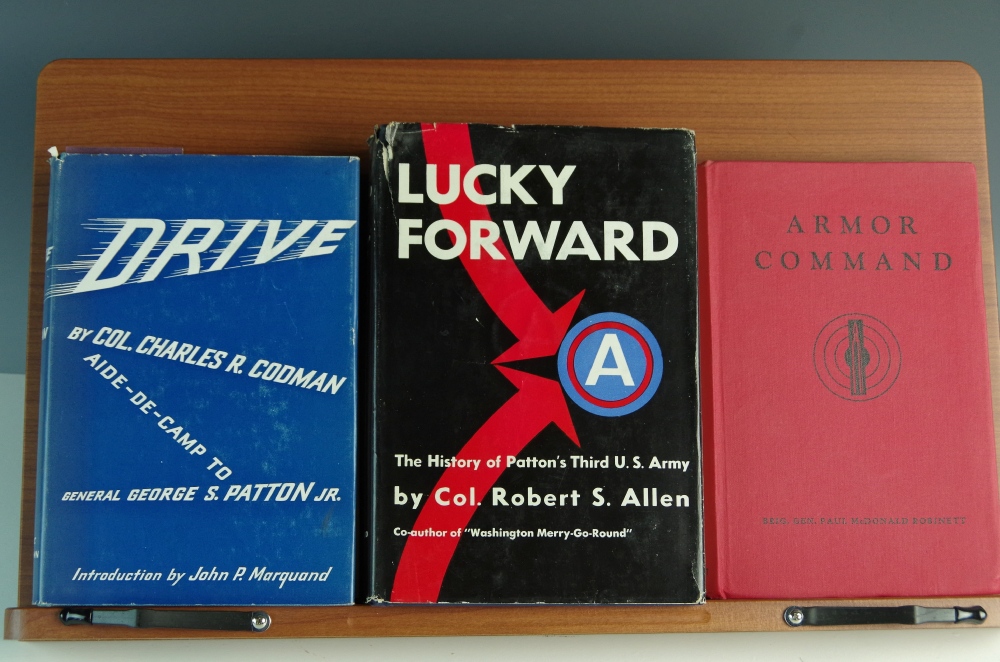 "Drive," "Lucky Forward" and "Armor Command" WWII Patton Vintage Books