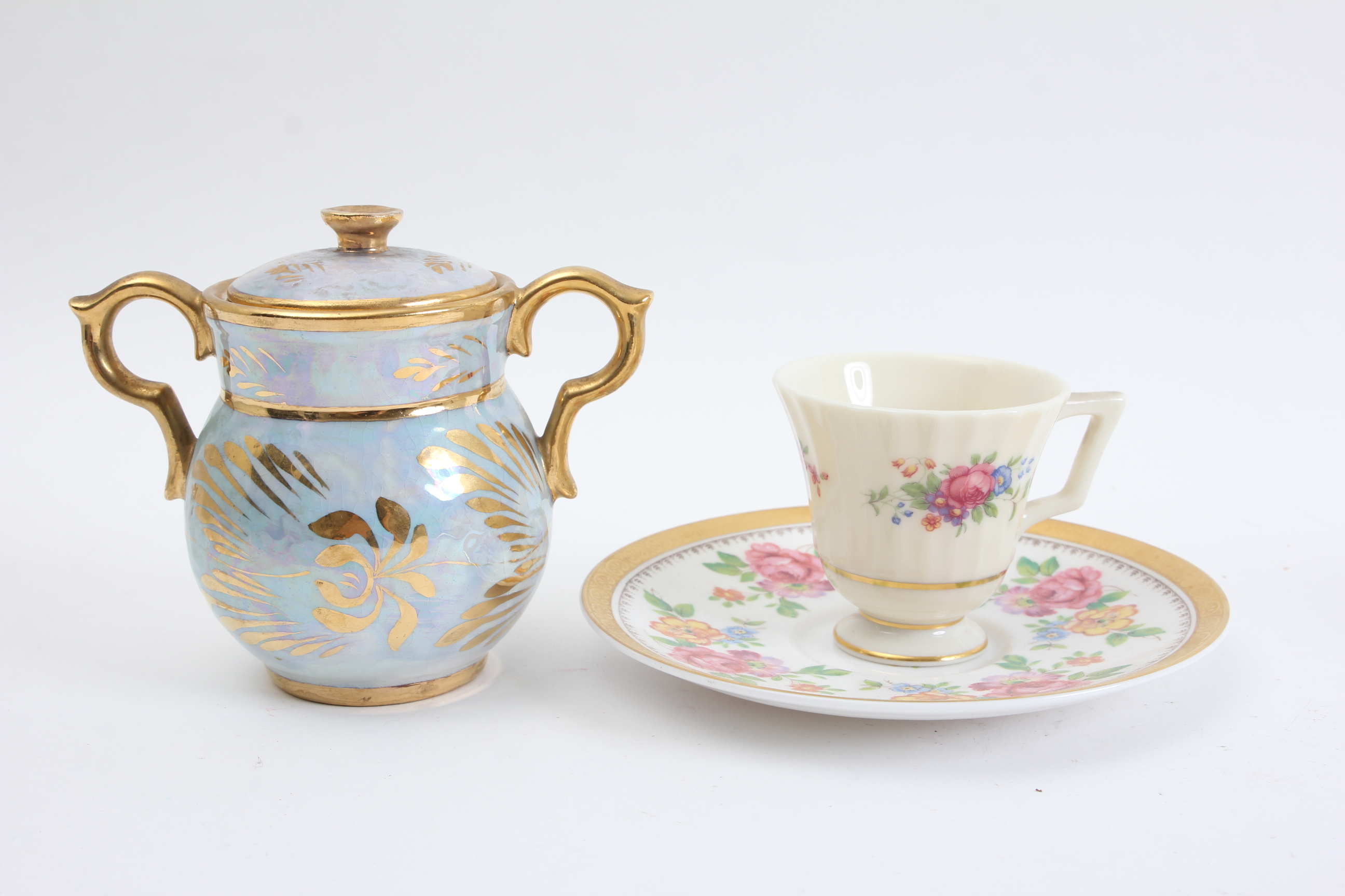 Fine China Cup and Saucer Sets and Cream and Sugar Sets