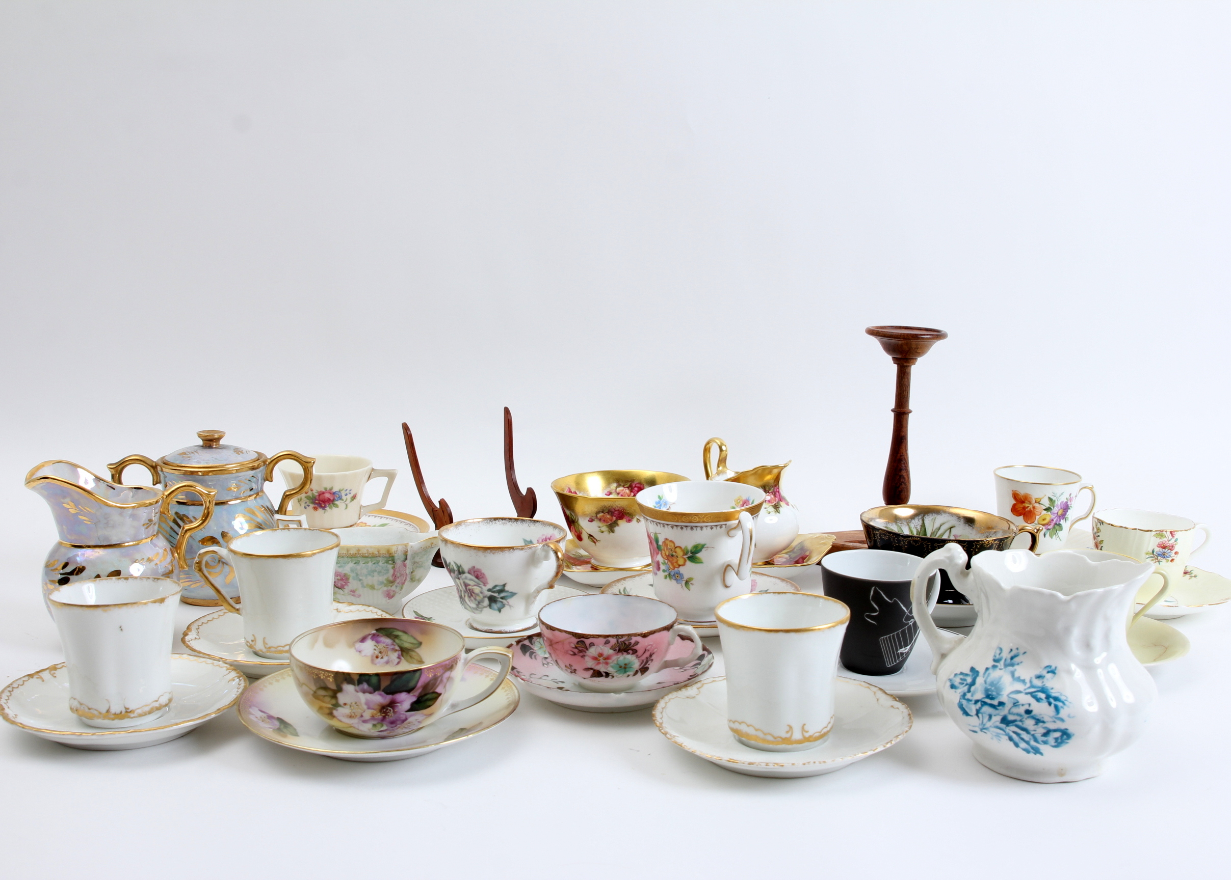Fine China Cup and Saucer Sets and Cream and Sugar Sets