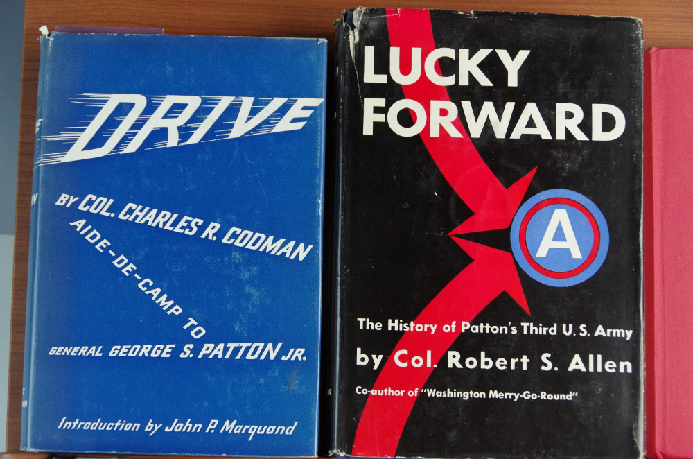 "Drive," "Lucky Forward" and "Armor Command" WWII Patton Vintage Books