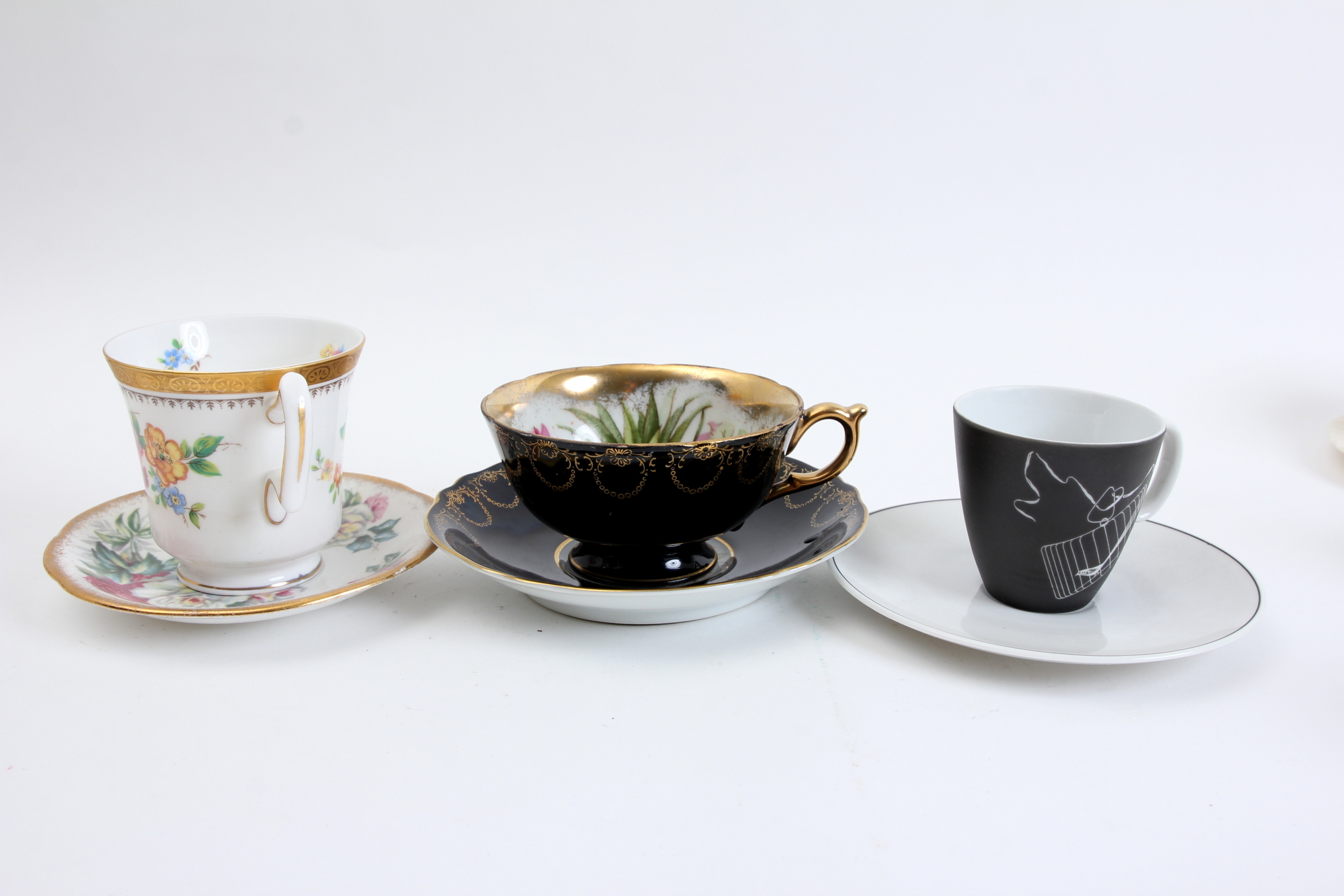 Fine China Cup and Saucer Sets and Cream and Sugar Sets