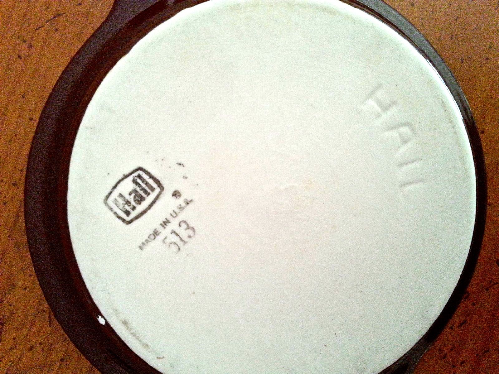 Set of Six Vintage Hall Pottery Au Gratin Dishes