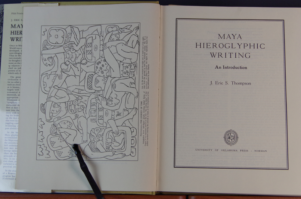 Four Works on Mayan Hieroglyphics and Civilization by Thompson