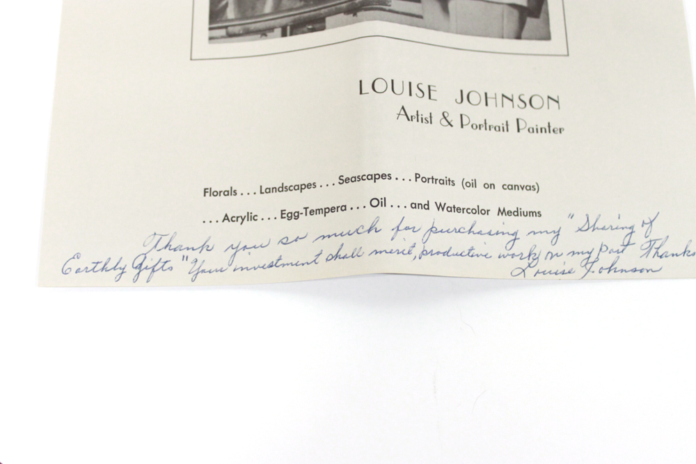 Original, Signed Watercolor by Indiana Artist Louise Johnson