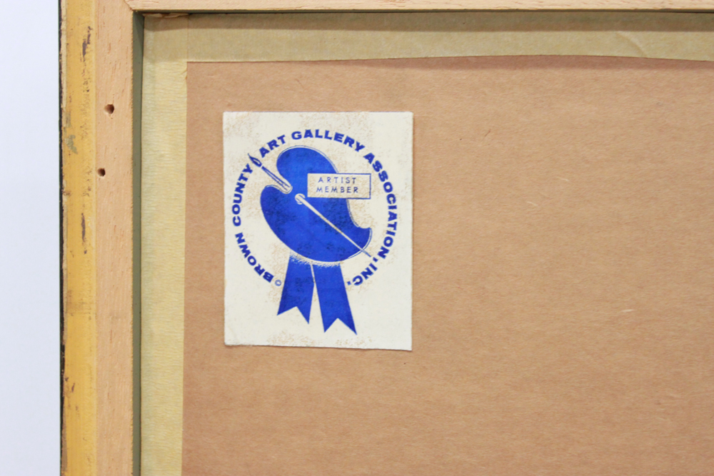 Original, Signed Watercolor by Indiana Artist Louise Johnson