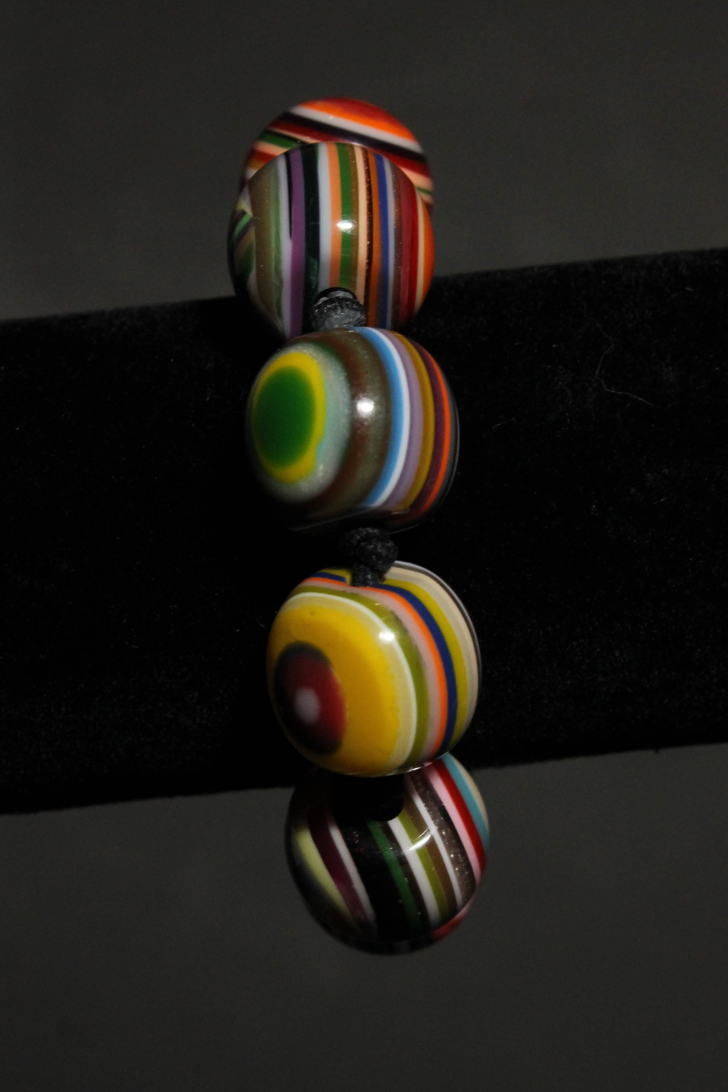 Resin Bracelets and Necklace by Carlos Sobral