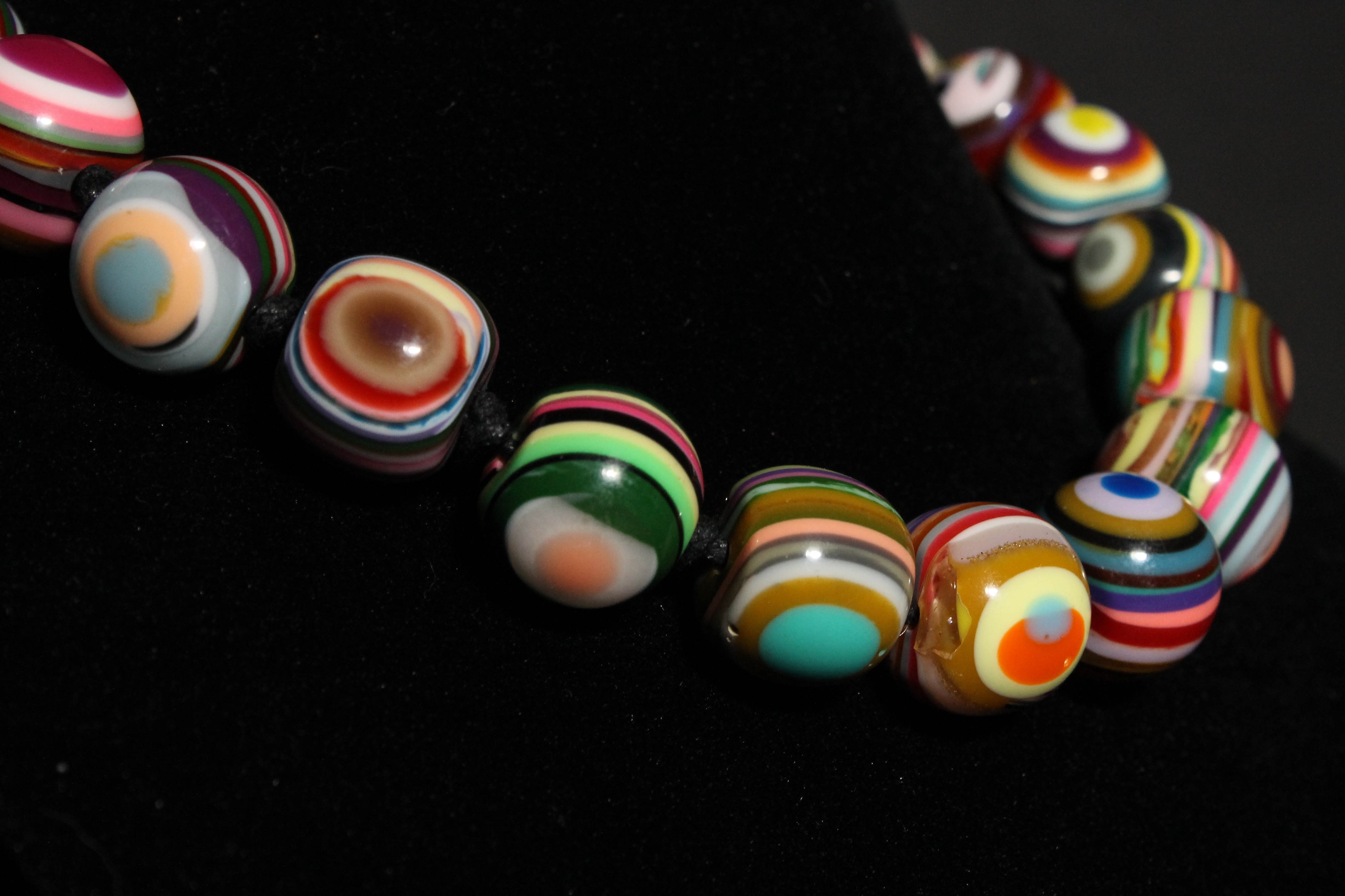 Resin Bracelets and Necklace by Carlos Sobral