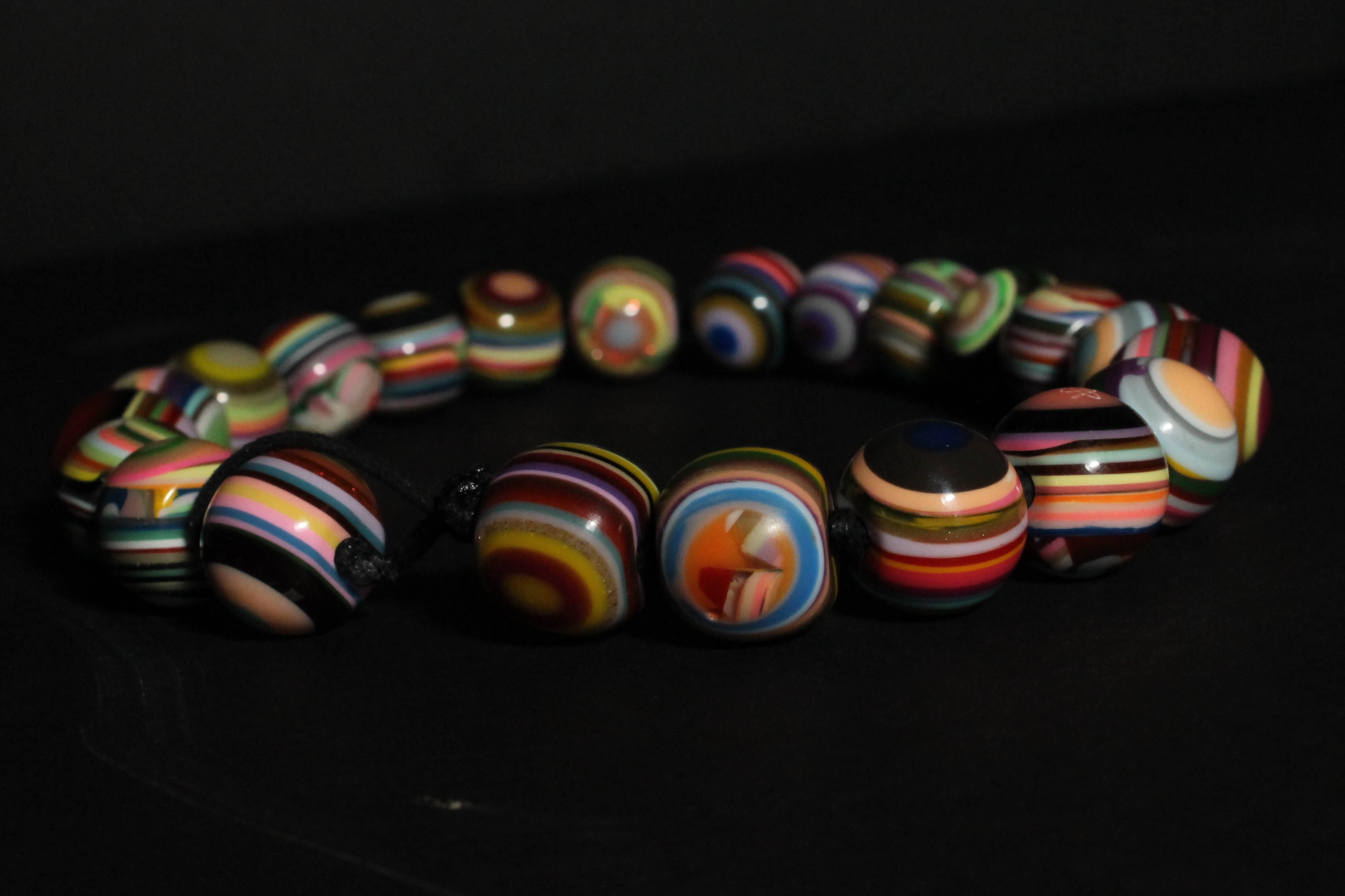 Resin Bracelets and Necklace by Carlos Sobral