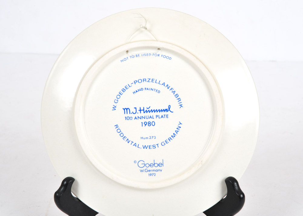 1980 Vintage Annual M.I. Hummel Plate
