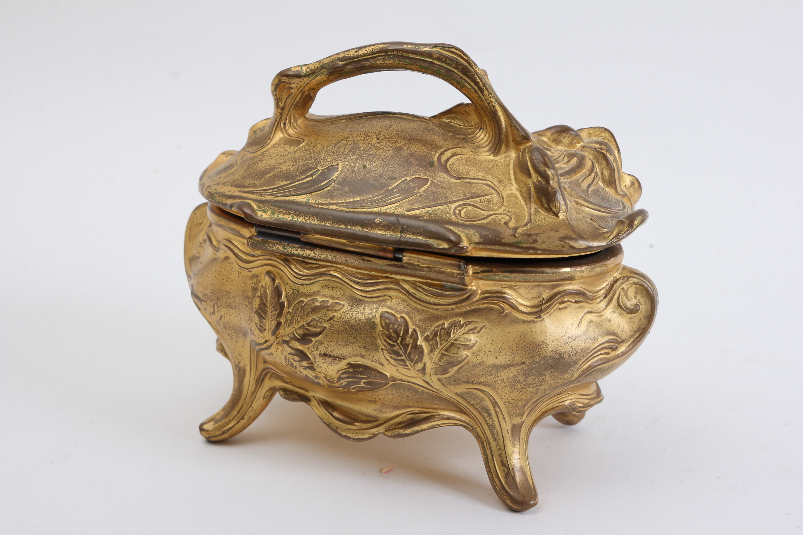 Four Jewelry Boxes with Costume Jewelry