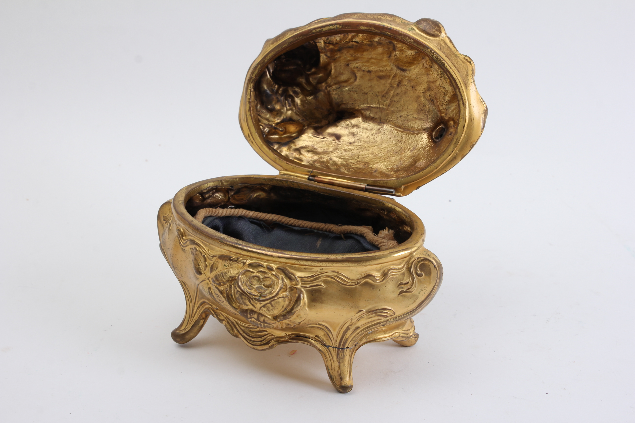 Four Jewelry Boxes with Costume Jewelry