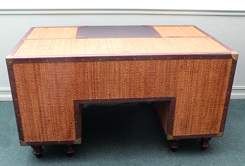 Stiles Brothers Steamer Desk and Chair Set