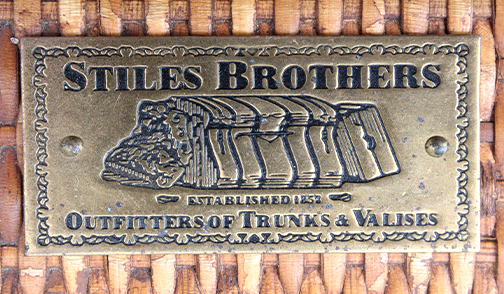 Stiles Brothers Steamer Desk and Chair Set