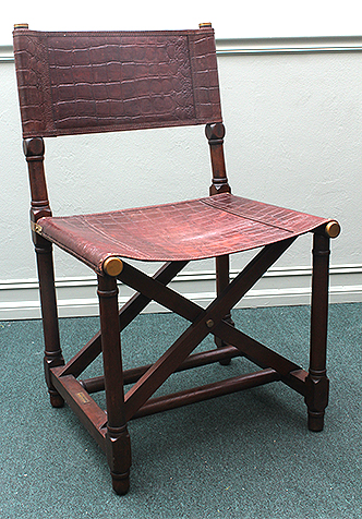 Stiles Brothers Steamer Desk and Chair Set