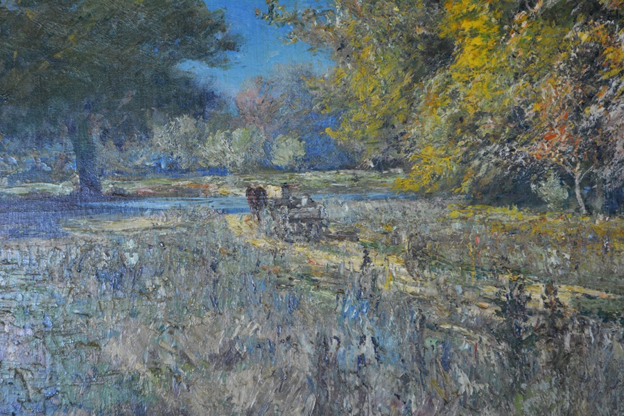 T. C. Lindsay Original Oil Painting "Landscape"