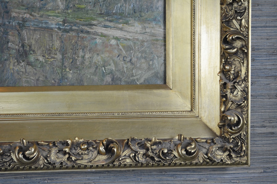 T. C. Lindsay Original Oil Painting "Landscape"