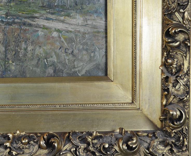 T. C. Lindsay Original Oil Painting "Landscape"