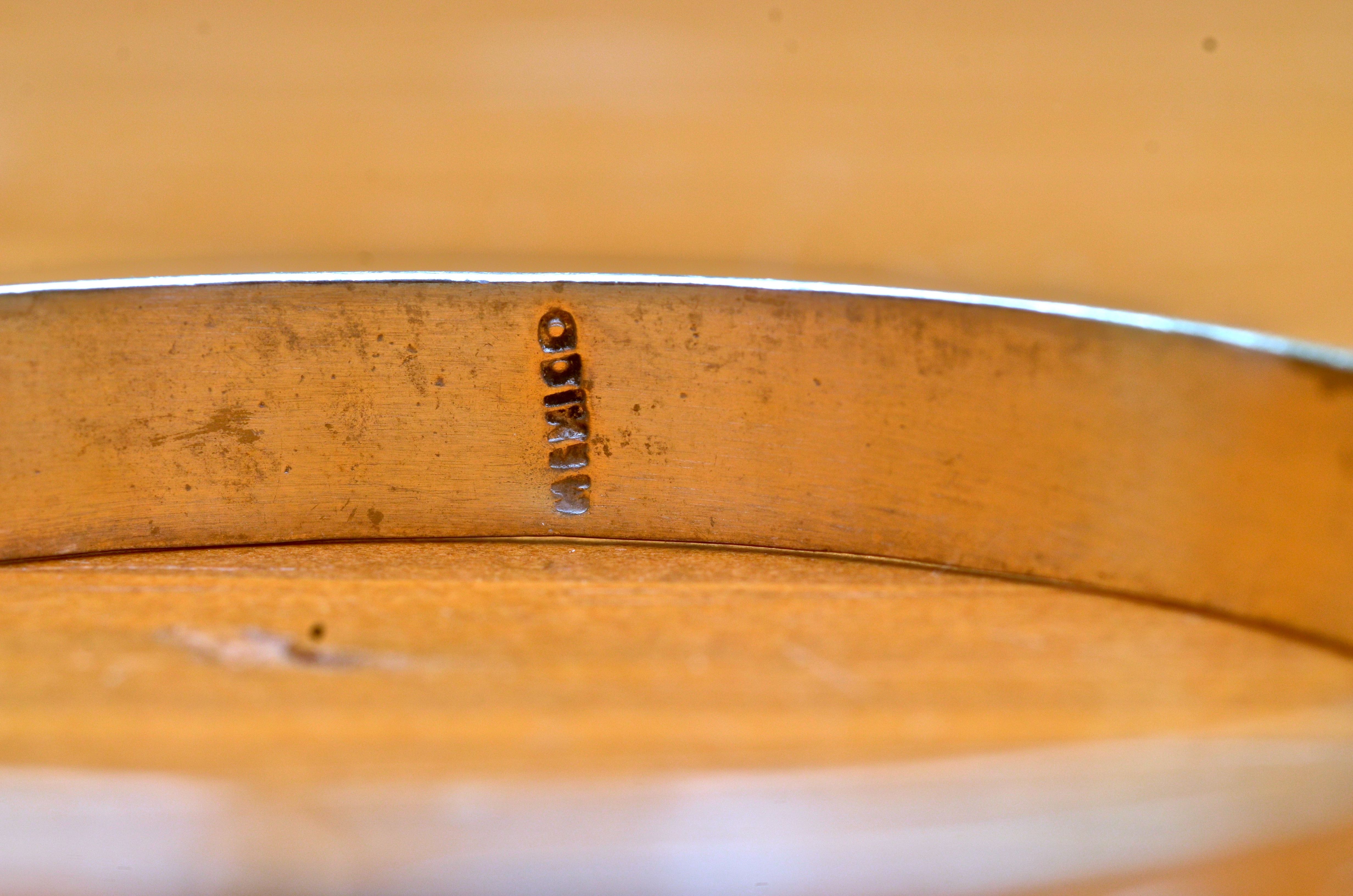 Pair of Silver Plate Bangle Bracelets