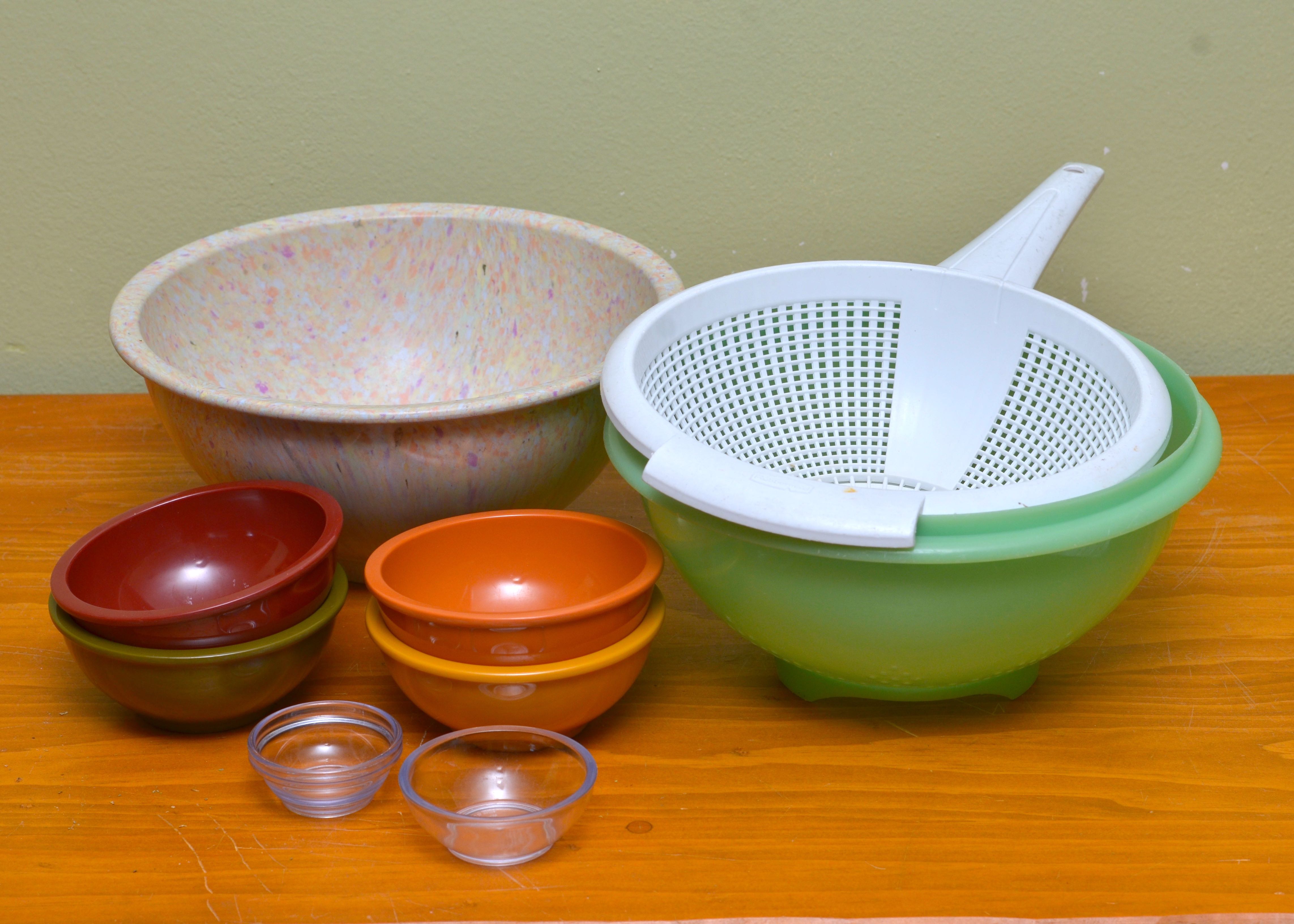 Collection of Plastic Bowls