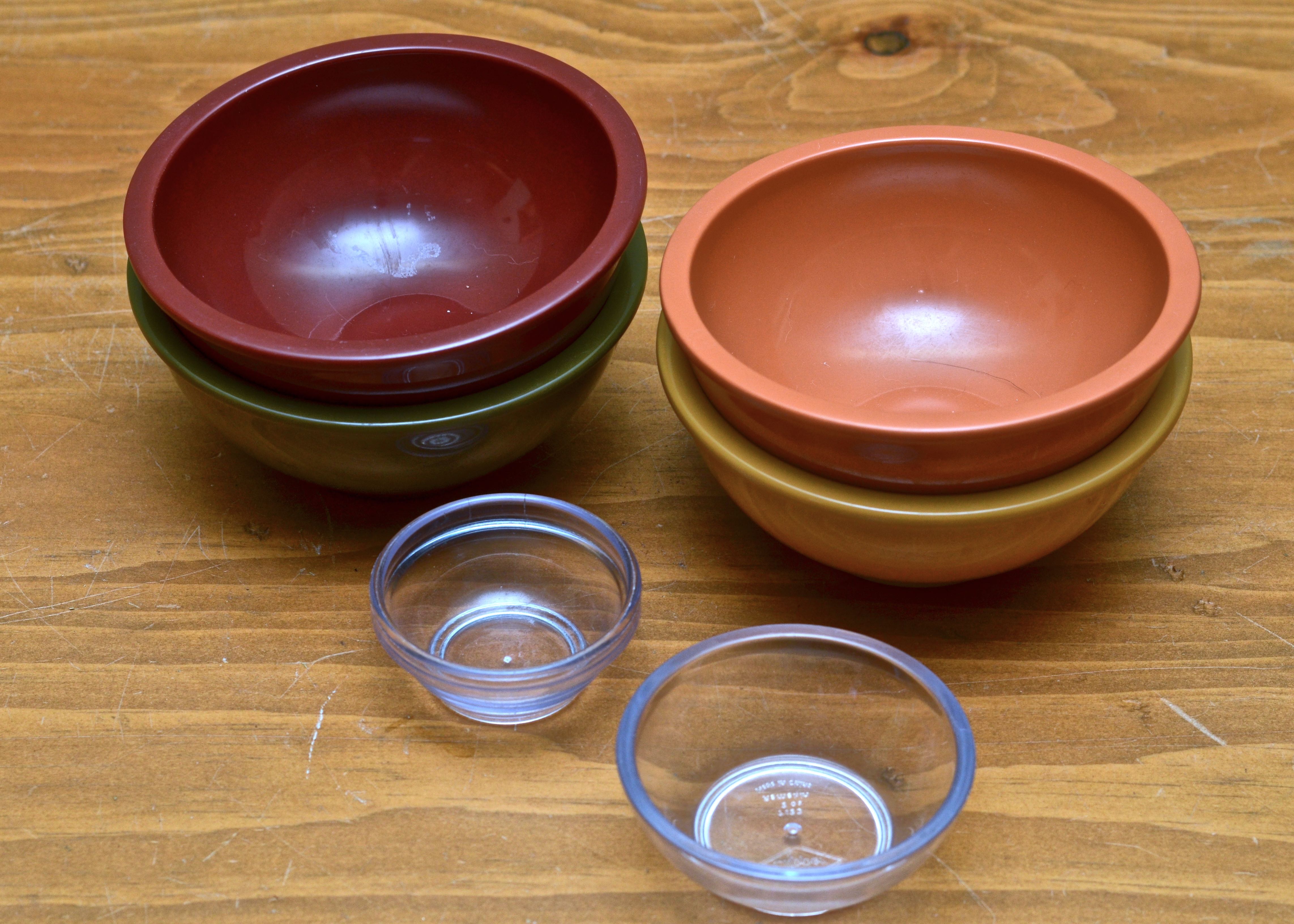 Collection of Plastic Bowls