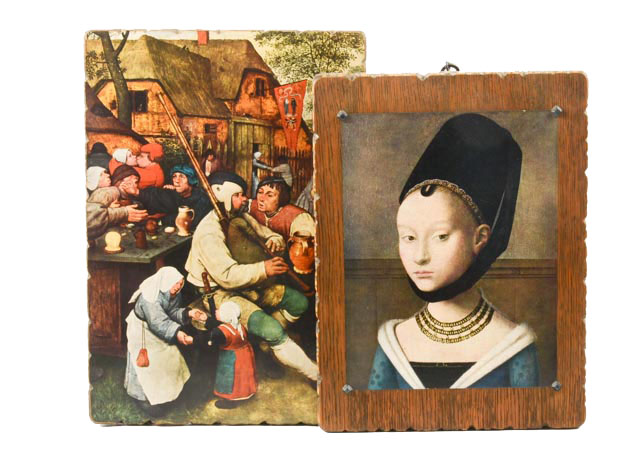 Northern Renaissance Lithograph Prints on Board