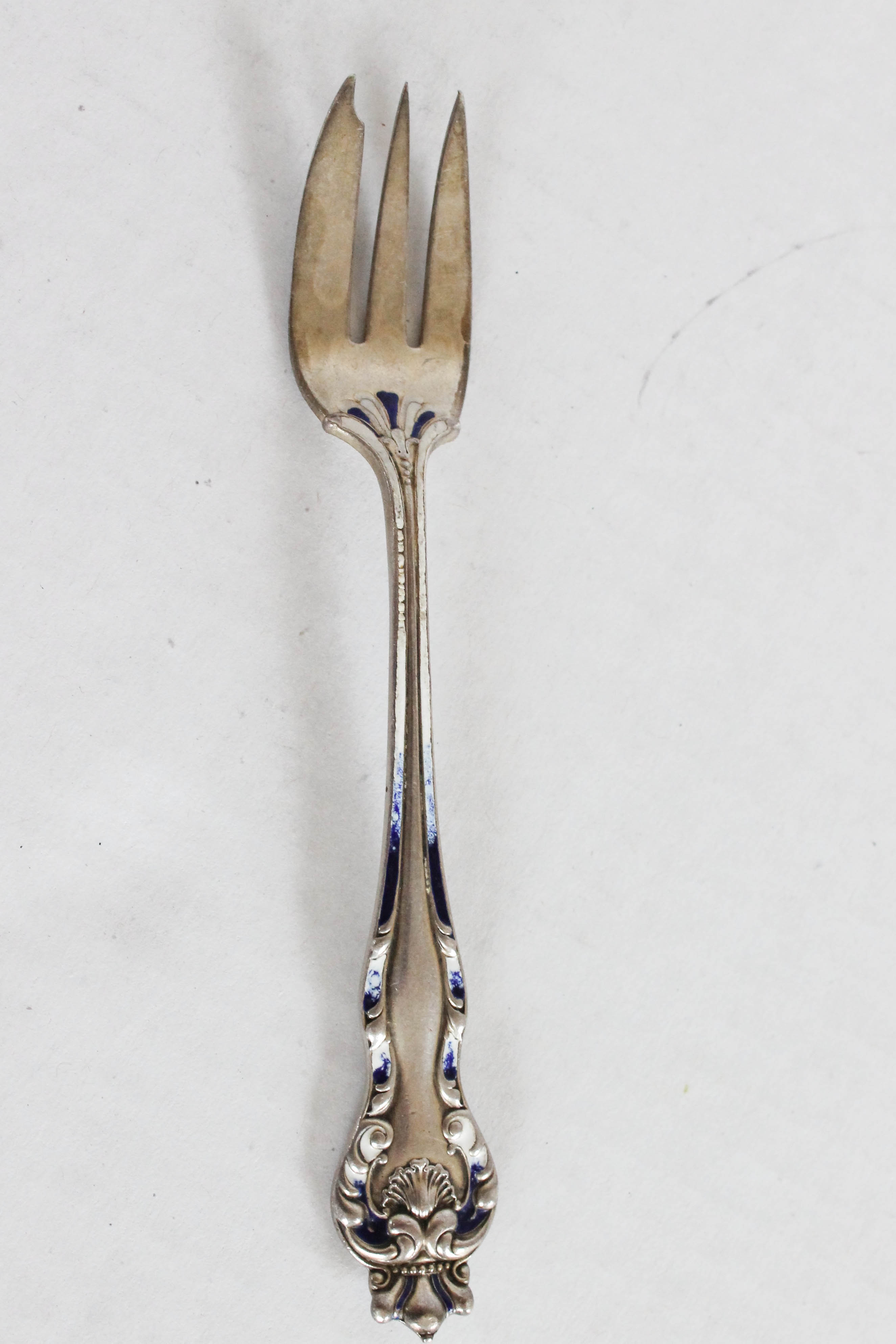 Collection of Enamel Filled Flatware