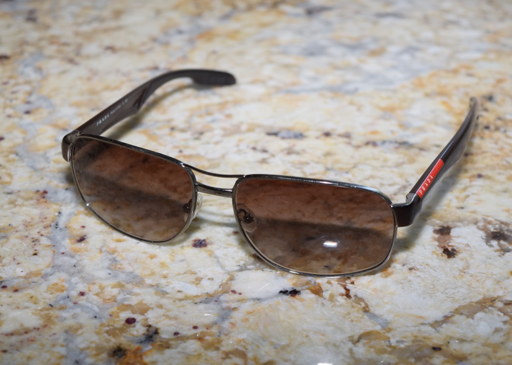 Set of Prada Sunglasses in Brown Tones