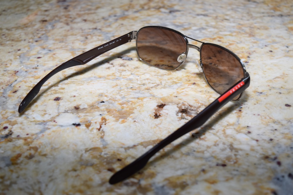 Set of Prada Sunglasses in Brown Tones