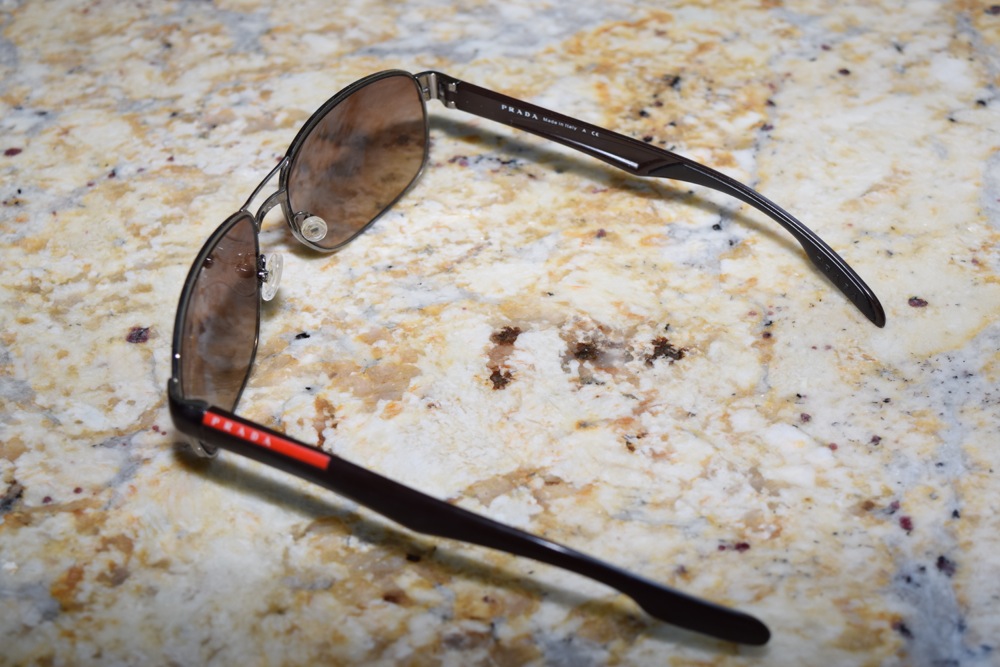 Set of Prada Sunglasses in Brown Tones