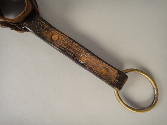 Vintage Brass Sleigh Bells on Leather Strap