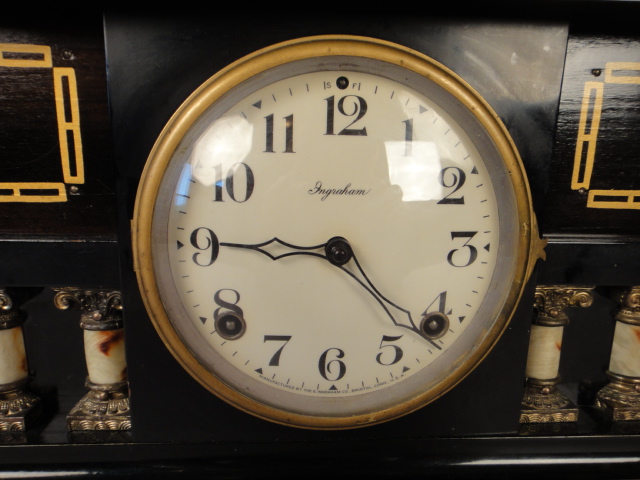 Antique Ingraham Mantel Clock "Palace" Model