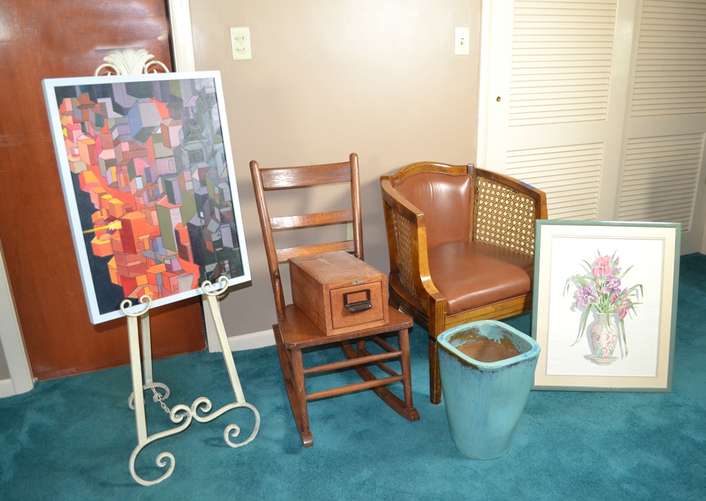 Chairs, Art, & Other Decorative Home Items