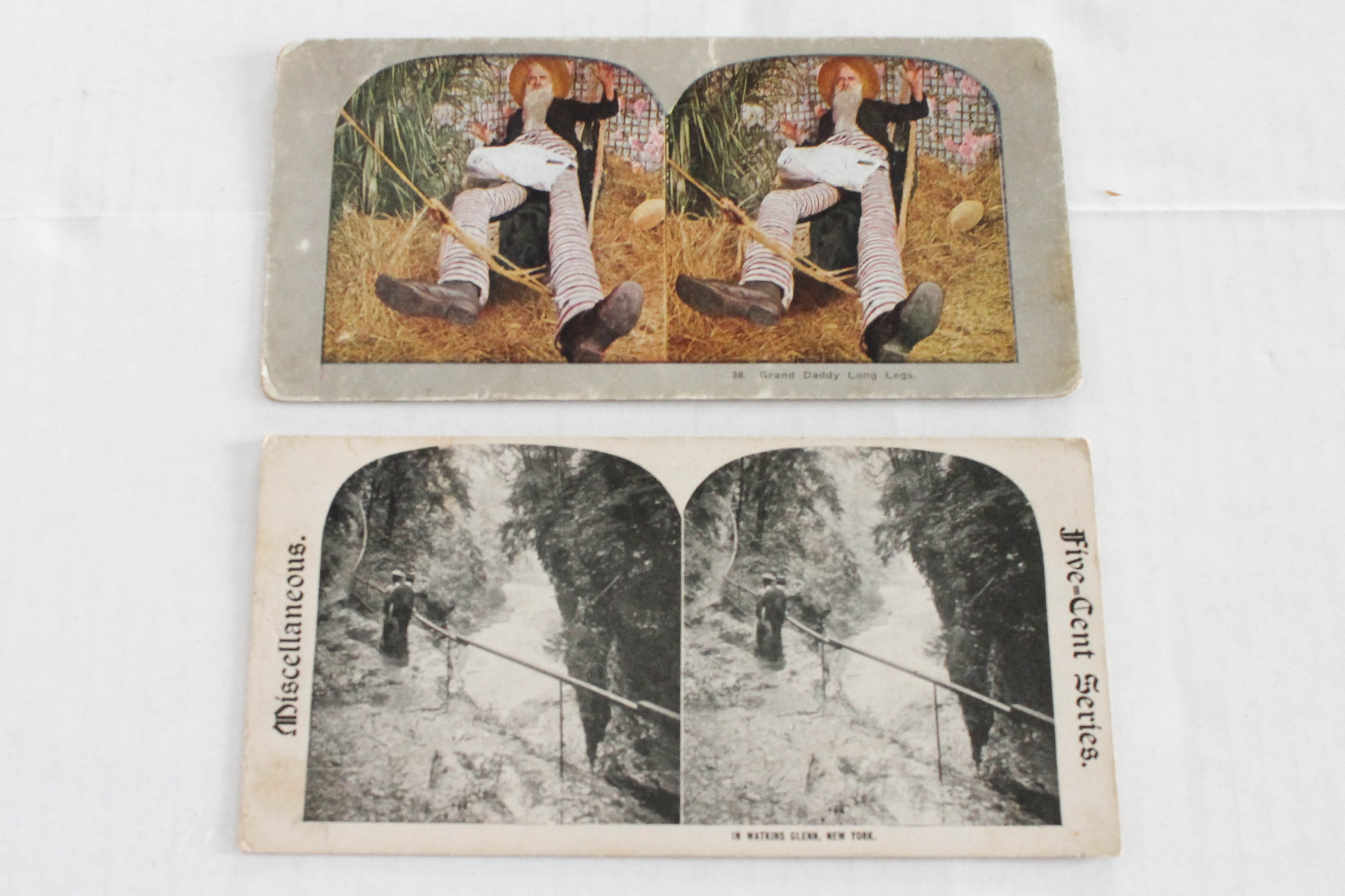 Vintage Holmes Stereoscope with Photo Cards
